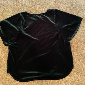 madewell velvet t shirt